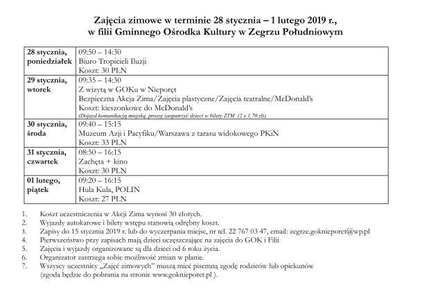 Zajęcia zimowe w terminie 28 Zegrze-1