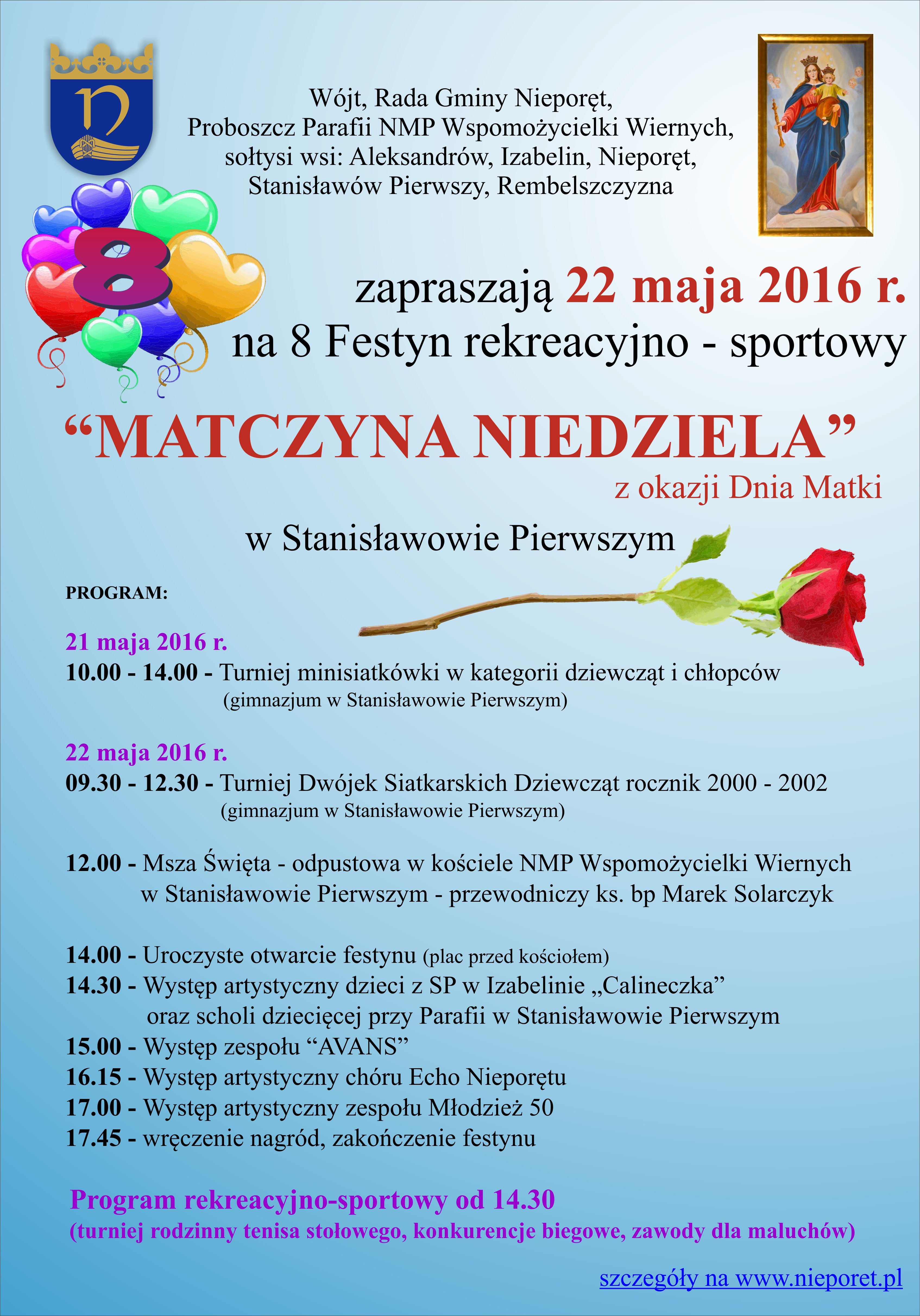 matczyna niedziela plakat