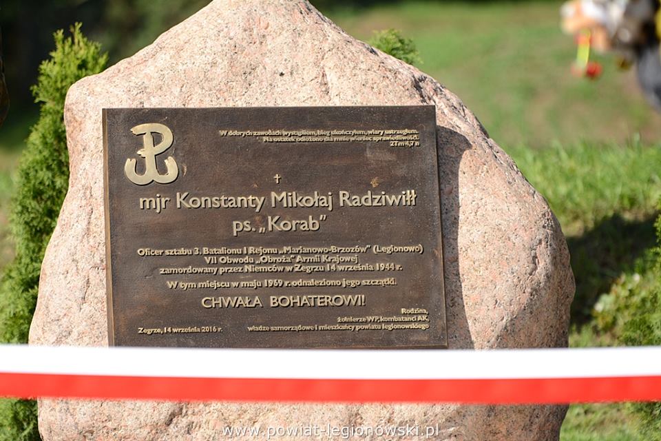 tablica mjr. Radziwiłła
